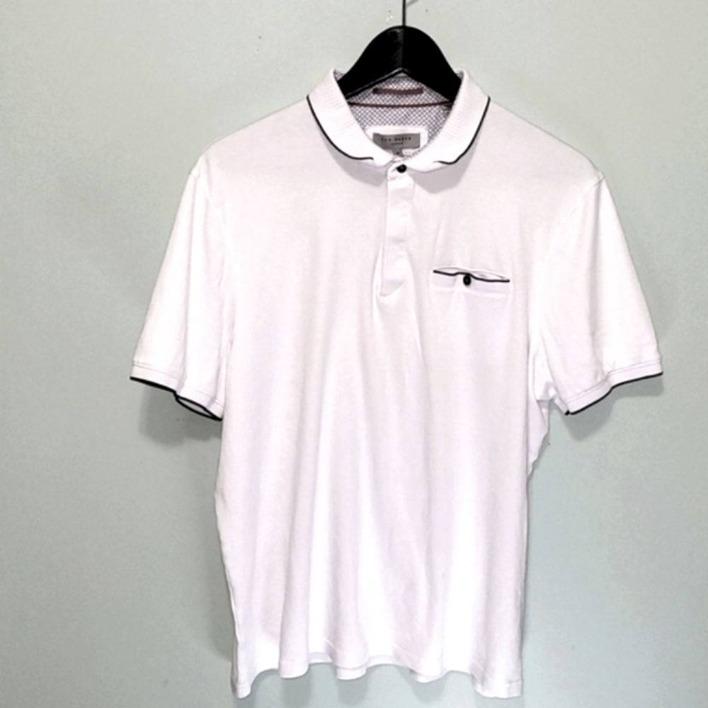 Ted Baker London Tortila White Polo 5